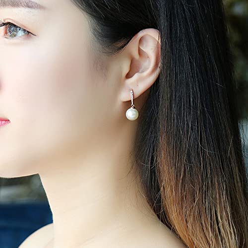 Pearl Drop Clip On Earrings for Women Not Pierced Clip On Pearl Earrings