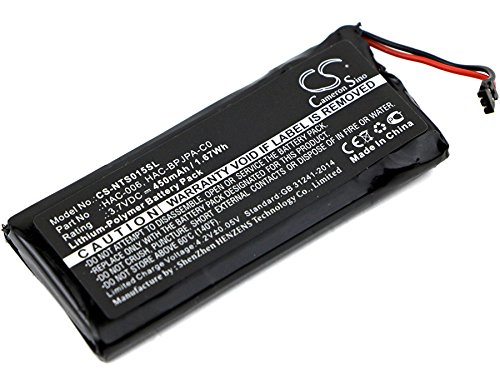 Replacement Battery for HAC-BPJPA-C0 HAC-006,Compatible with NIN HAC-A-JCL-C0 HAC-A-JCR-C0 Switch Controller HAC-016 HAC-015 Battery (450mAh)