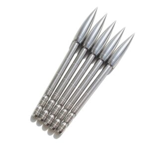 12 Pcs Archery Field Points 100/120/150/200 Grain Insert Points Archery Bullet Points Target Practice Tips for ID 4.2mm Shaft (200 grain)