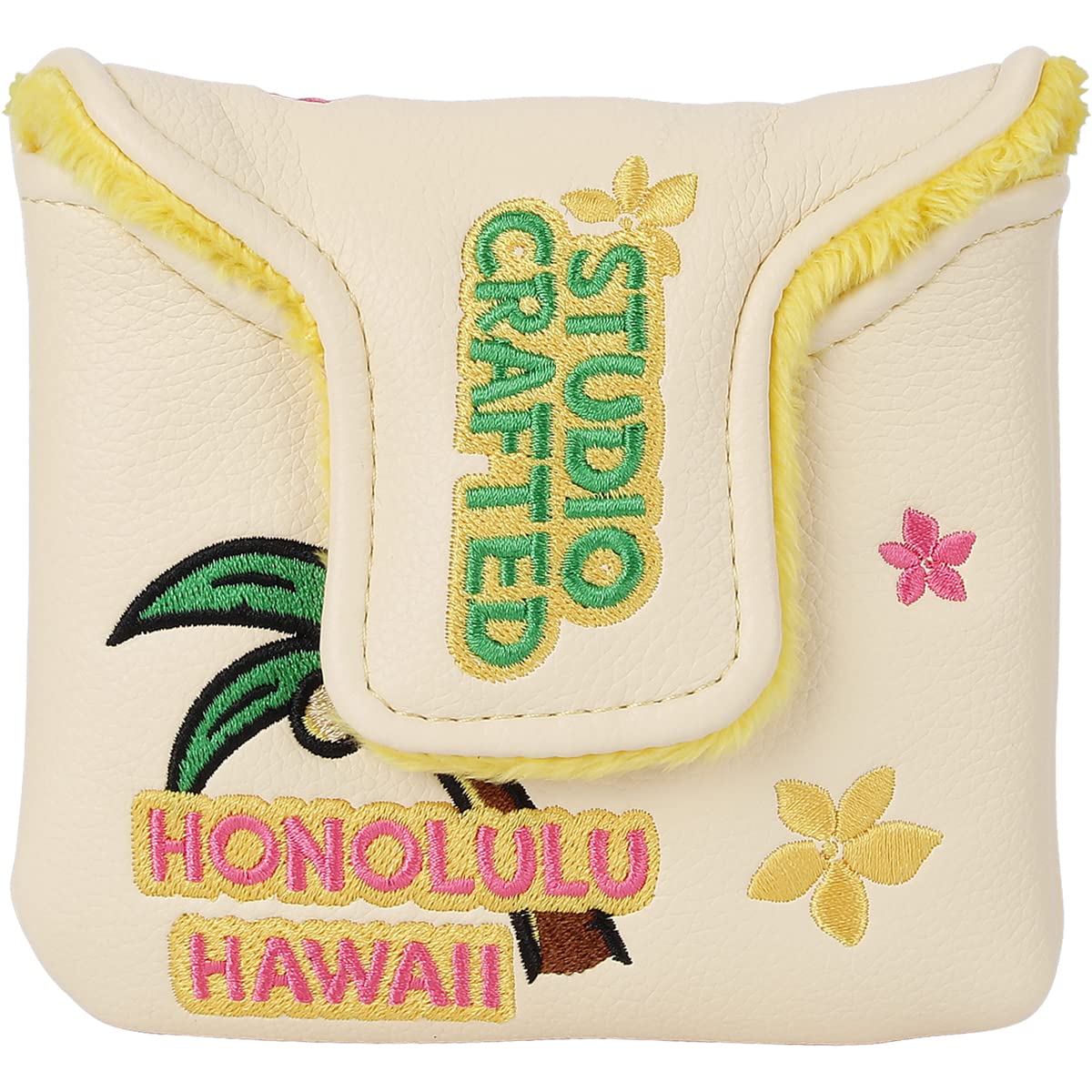 Studio Crafted Hula Girl Hawaii Honolulu Golf Square Mallet Putter Cover Magnetic Closure