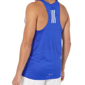 adidas Men's Own The Run Singlet, Lucid Blue, Large