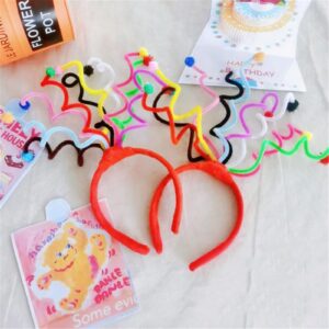 MNZYY 2 Pcs Funny Colorful Women Girls Headband Women Birthday Girl Sweet Princess Hair Band Hoop Party Decoration Dress 2 piece Set MNZYY 0