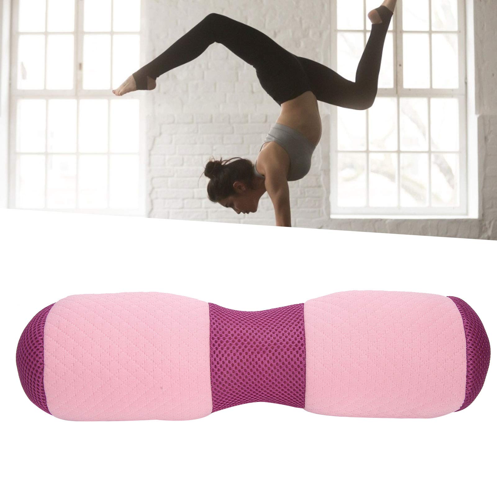 Yoga Bolster, Yoga Waist Pillow Lumbar Vertebra Pelvis Correction Bolster Cushion Memory Foam Block, Sturdy Yoga Cushion, Correct Lumbar Pelvic Til