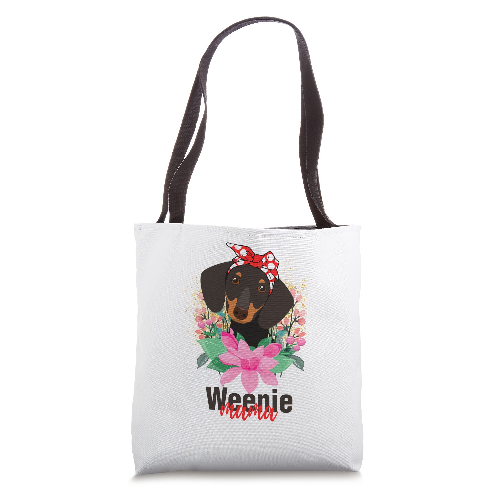 Weenie Mama Doxie Dachshund Cut Weiner Dog Mom Mother's Day Tote Bag