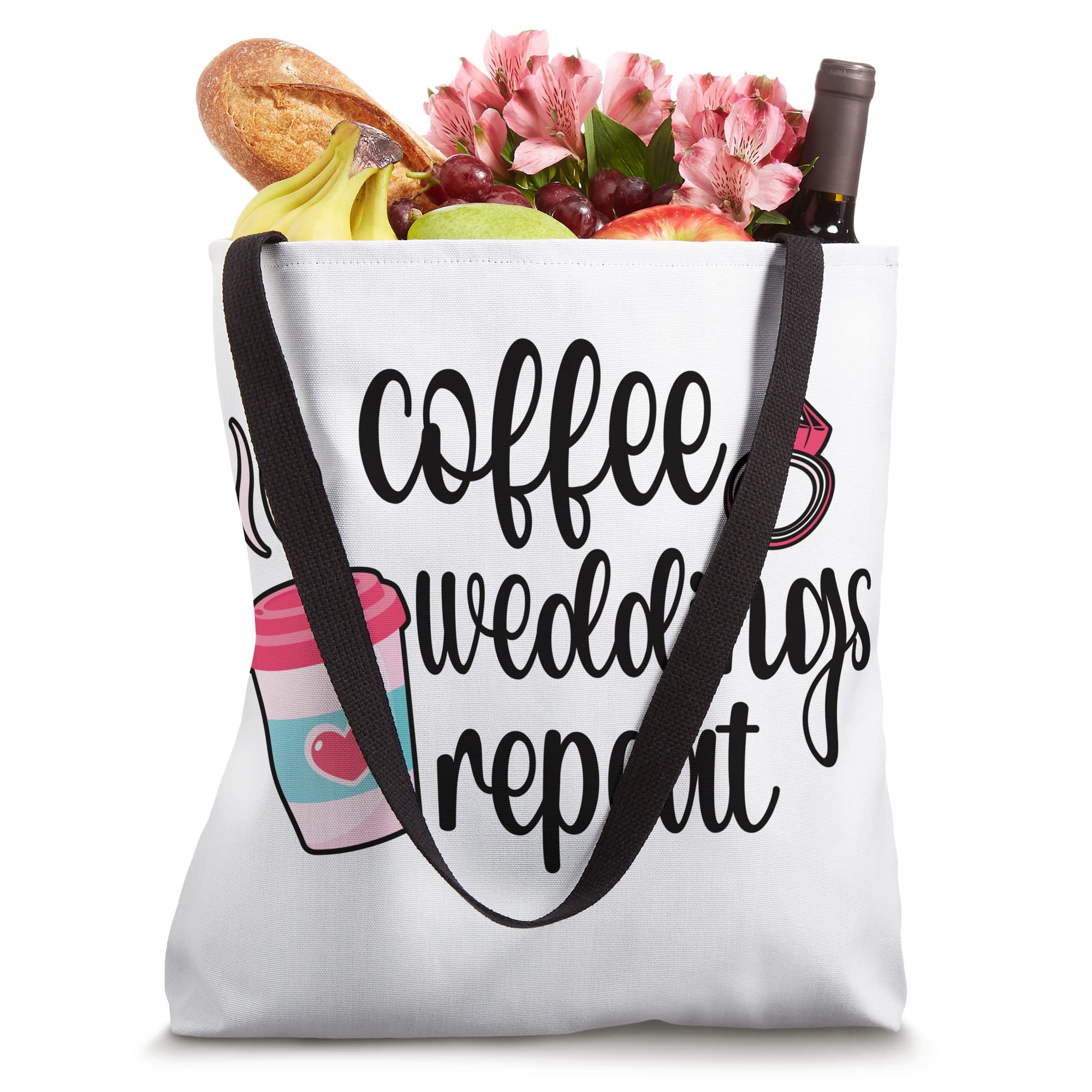 Coffee Weddings Wedding Planner Wedding Coordinator Tote Bag