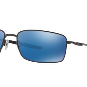 Oakley OO4075 Square Wire Sunglasses + Vision Group Accessories Bundle(Cement/Ice Iridium(407502)