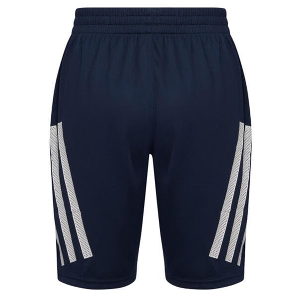 adidas Boys' Elastic Waistband 3S Short, Bold Navy, Large