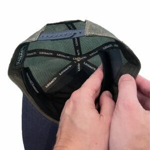 HatDefender Hat Sweat Liner - Washable Reusable Waterproof - Cap Odor Stain Protection (Black) - Patented