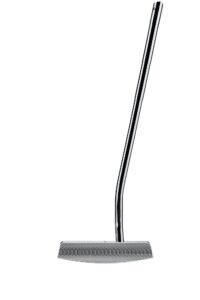 bell h-360 half-offset cnc milled upright lie face balance golf putter (76 degree lie) + tacki-mac black pistol standard grip | made in usa (right, 33)