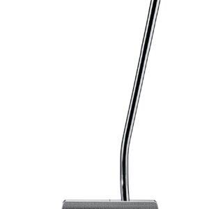 Bell H-360 Half-Offset CNC Milled Upright Lie Face Balance Golf Putter (76 Degree Lie) + Tacki-Mac Black Black Jumbo Flat Top Grip | Made in USA (Right, 32)