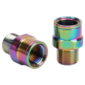 16mm Bike Pedal Extender, Alloy Cycling Pedals Adapters Bike Pedal Extension Shaft for Mountain Road Bike(Colorful)