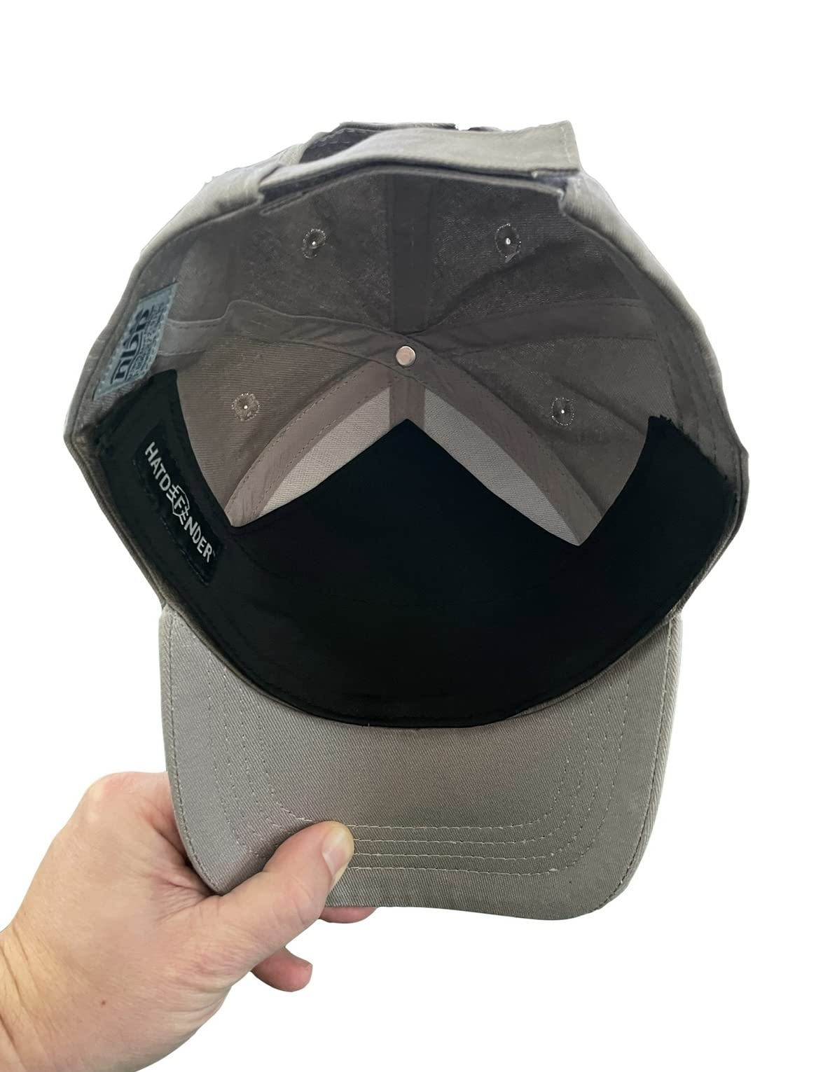 HatDefender Hat Sweat Liner - Washable Reusable Waterproof - Cap Odor Stain Protection (Black) - Patented