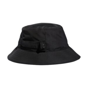 adidas Women's Foldable Bucket Hat, Black/White, One Size