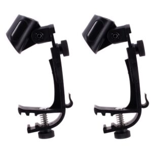 cad audio dmc5 drum rim microphone holder - pair,black