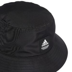 adidas Women's Foldable Bucket Hat, Black/White, One Size