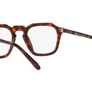 Persol PO3292V Square Prescription Eyewear Frames, Havana/Demo Lens, 46 mm