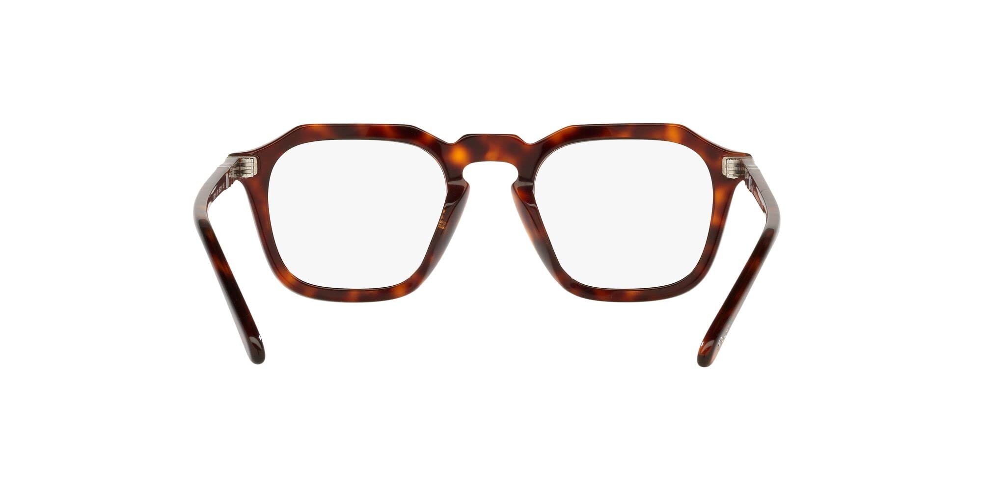 Persol PO3292V Square Prescription Eyewear Frames, Havana/Demo Lens, 48 mm