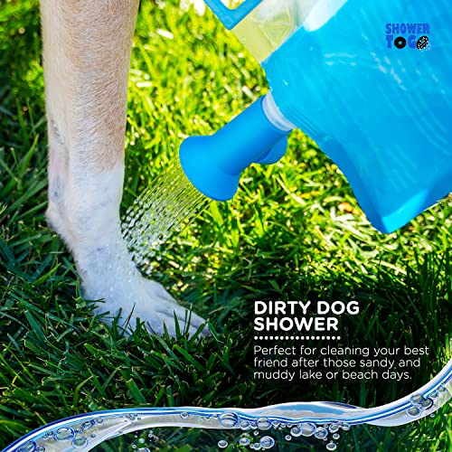 Shower to Go: Portable Camping Shower, Best Outdoor Emergency Body Cleaning Device, Multifunctional Water Sprinkler for Gardening, Pet Cleaning, Hiking, Water Bottle Shower, Very Simple Shower