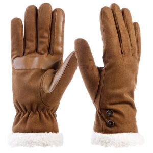 isotoner Womens Recycled Microsuede Glove with SmartDri Technology