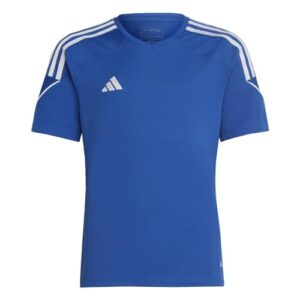 adidas boys' tiro 23 jersey, team royal blue/white, small