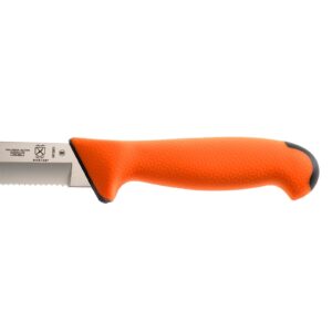 Mercer Culinary Mercer Sport Knife, 9" Utility Fishing Slicer, Scalloped, Orange M13801, One Size, Multi