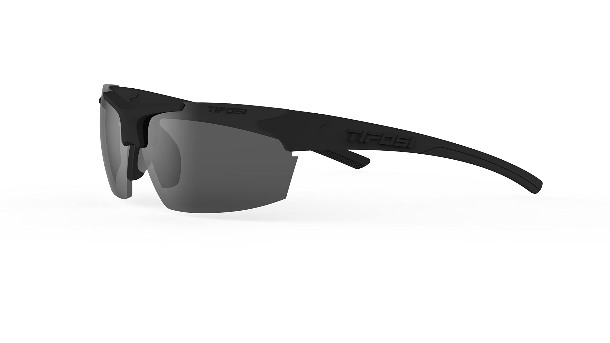 Tifosi Jet - Interchangeable Sport Sunglasses (Matte Black (Smoke/AC Red/Clear))