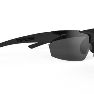 Tifosi Jet - Interchangeable Sport Sunglasses (Matte Black (Smoke/AC Red/Clear))