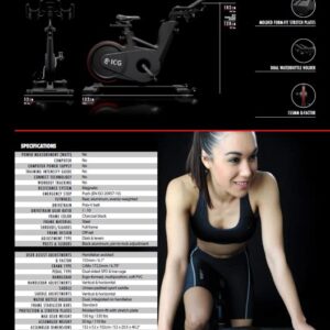 Life Fitness ICG Group Indoor Exercise Bike IC4 (IC-IC4B1)