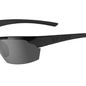 Tifosi Jet - Interchangeable Sport Sunglasses (Matte Black (Smoke/AC Red/Clear))