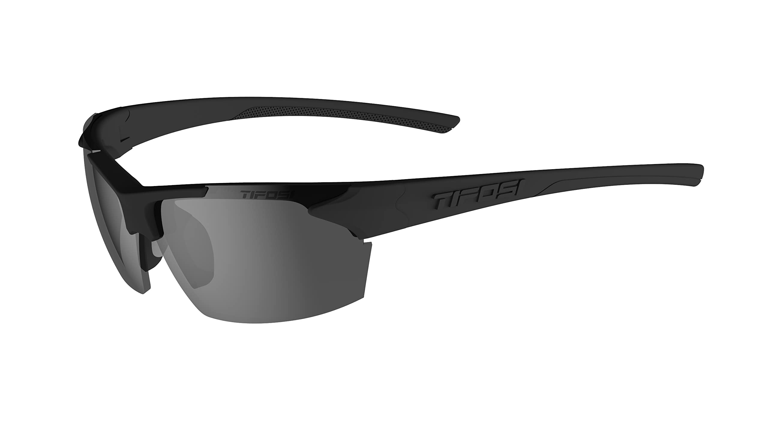 Tifosi Jet - Interchangeable Sport Sunglasses (Matte Black (Smoke/AC Red/Clear))