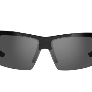 Tifosi Jet - Interchangeable Sport Sunglasses (Matte Black (Smoke/AC Red/Clear))