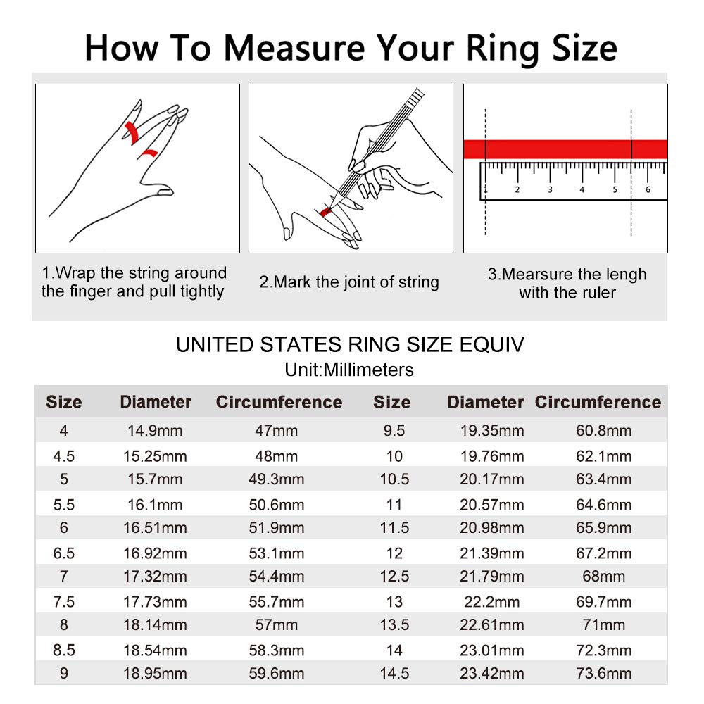 SHINYSO Wedding Band for Women Cubic Zirconia Square & Round Thin Stacking Ring Eternity Band for Her Size 6