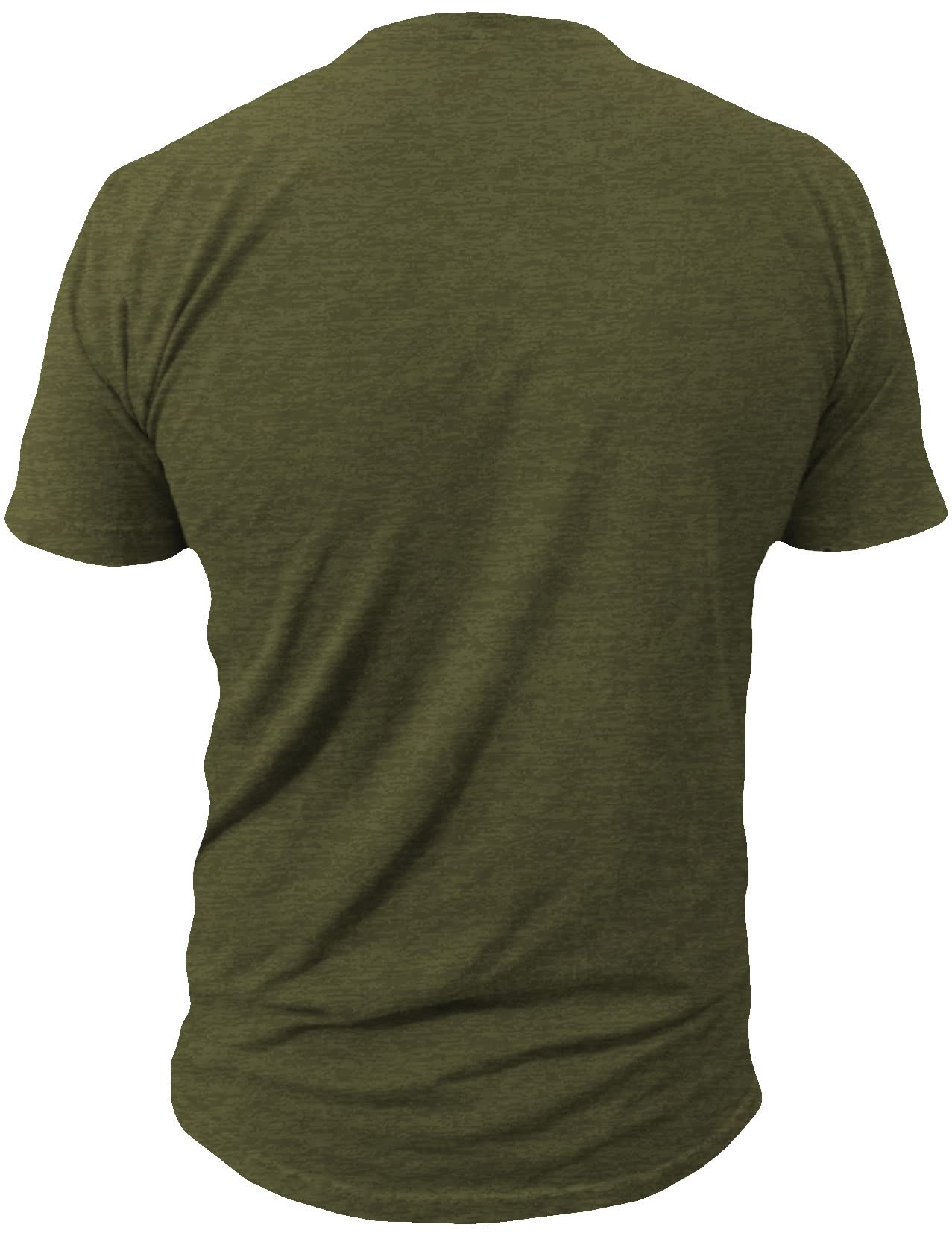 Gym Life Men's American Flag Athletic Performance Short Sleeve Workout T-Shirt, Olive Green (X-Large)