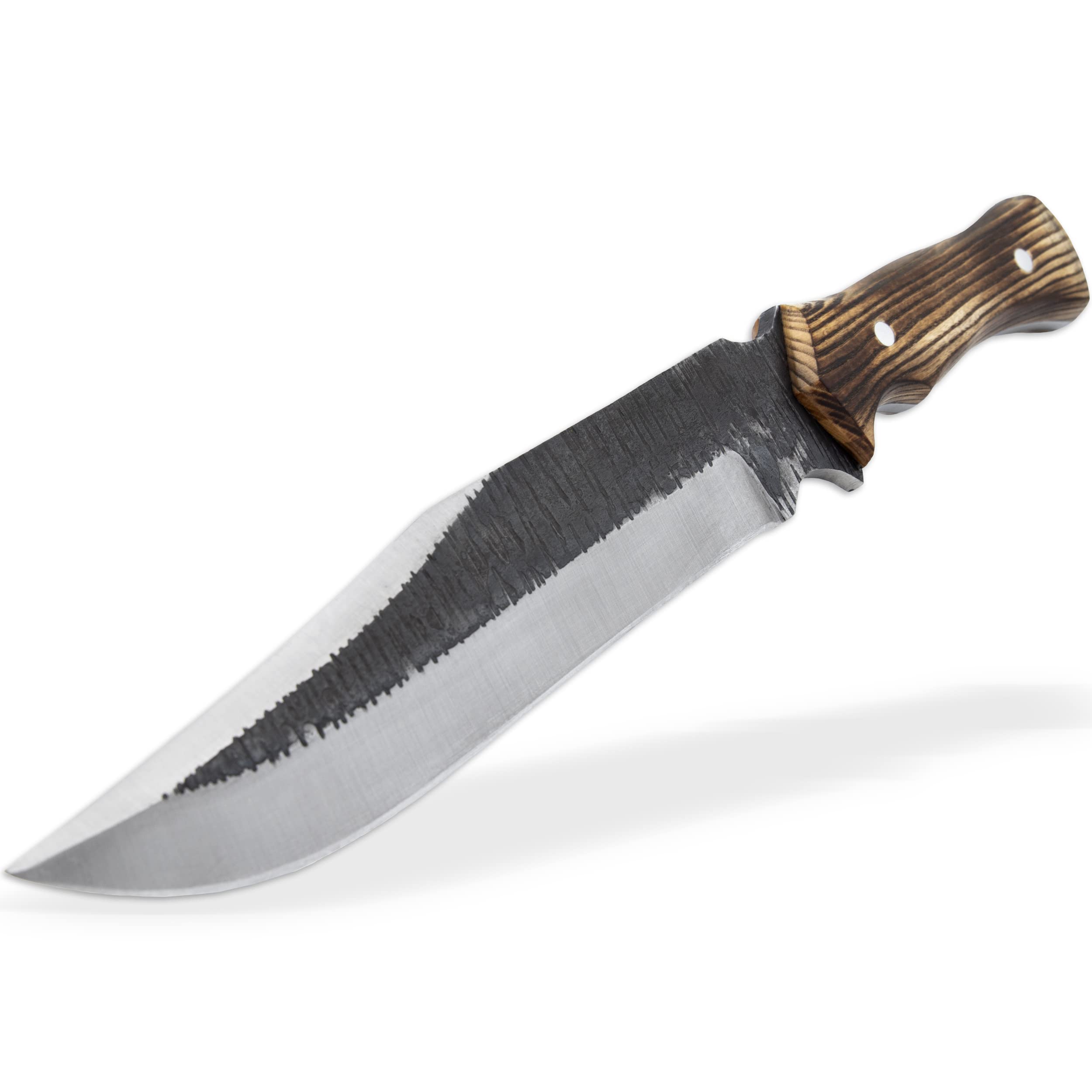 Armory Replicas Wild Hog Bowie Outdoor Hunting Knife | Full Tang Fixed Blade Knife Wooden Handle