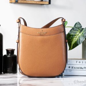 Kate Spade Leila Pebbled Leather Crossbody Purse (Warm ginger)