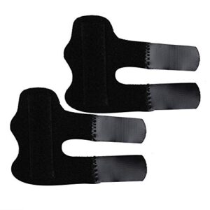 Trigger Finger Splints, 2pcs Mallet Finger Brace Joints Stabilizer Sports Fracture Recovery Fixing Splint Protector Adjustable Hand Support Protection Injury for Arthritis Pain