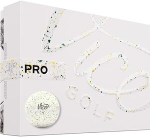 vice pro golf balls, green and yellow drip