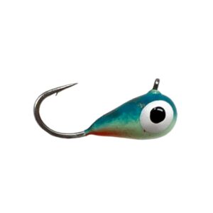 Reaction Tackle Tungsten Ice Jigs - 5mm - Blue Glow