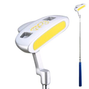 children's golf putter right hand gift girls boys lightweight golf clubs putter swing 3-12 kids (yellow,5-8y)