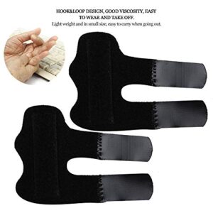 Trigger Finger Splints, 2pcs Mallet Finger Brace Joints Stabilizer Sports Fracture Recovery Fixing Splint Protector Adjustable Hand Support Protection Injury for Arthritis Pain