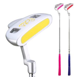 Children's Golf Putter Right Hand Gift Girls Boys Lightweight Golf Clubs Putter Swing 3-12 Kids (Yellow,5-8Y)