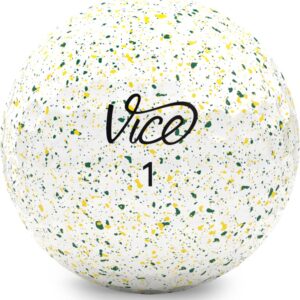 VICE Pro Golf Balls, Green and Yellow Drip