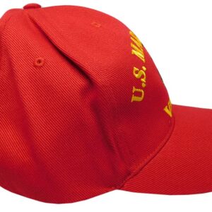 Marine Corps Veteran EGA Semper Fi Red Cotton Adjustable Embroidered Baseball Hat Cap Officially Licensed CP00313