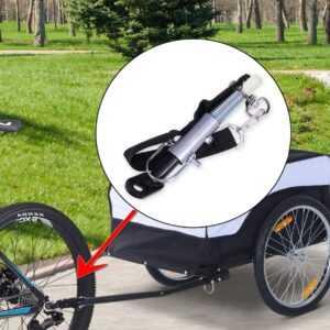 Veemoon Steel Linker Trailer Coupler Hitch Attachments Bike Hooks Mtb Bike Hanging Hooks Cycling Adapter Accessories Bike Hitch Connector Bike Accessories Mountain Bike Stroller Child