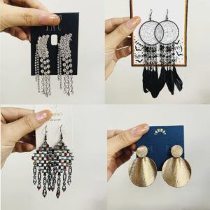 QTMY Zinc Jewelry Earrings for Women,30 pcs Earrings Unique Gift Fashion Accessories Bundle for Women