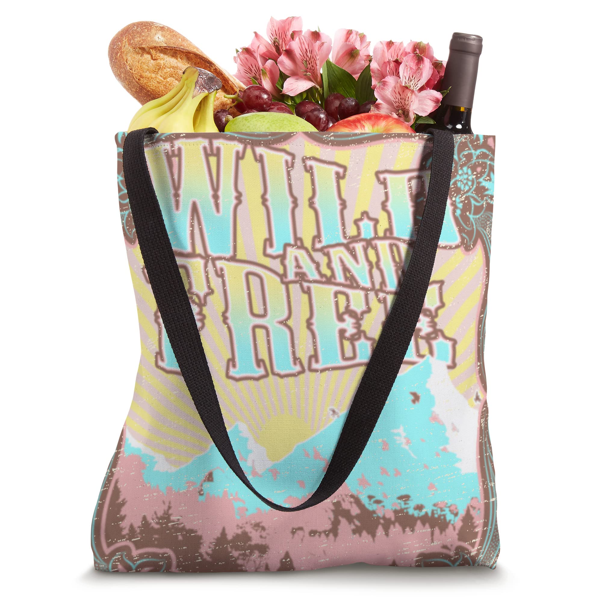 Bohemian Boho Art Nouveau - Wild and Free Tote Bag