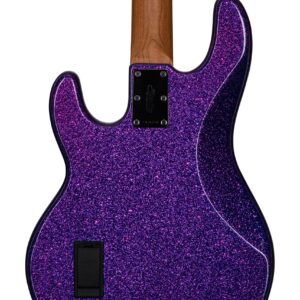 Sterling by Music Man 4 String Bass Guitar, Right, Purple Sparkle (RAY34-PSK-R2)