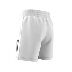 adidas Boys' Club Tennis 3-Stripes Shorts, White (2023), Medium