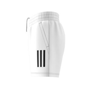 adidas Boys' Club Tennis 3-Stripes Shorts, White (2023), Medium