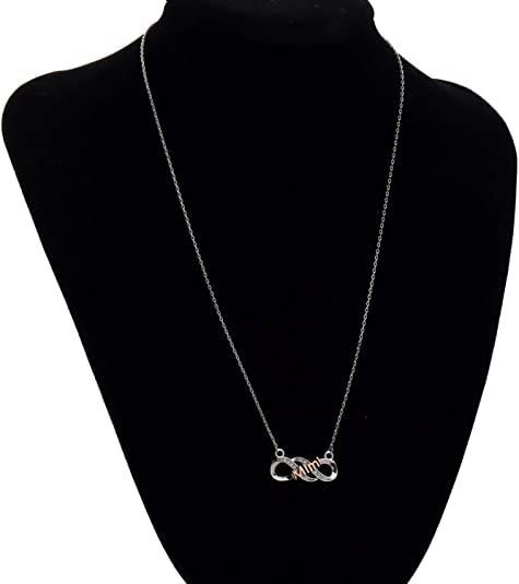 LQRI Mimi Necklace Thank You Mimi Gifts Thank You For Being My Mimi Infinity Necklace Best Mimi Ever Gift Mothers Day Jewelry Gifts for Grandma Mimi (silver)